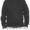 Джемпер форменный на молнии с карманом на рукаве,  гладкая вязка,  черного цвета. #1528832