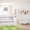 Кроватка детская - трансформер Фея 1100 Пряничный домик,  белый с пеленальным ком