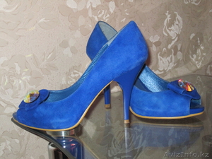 Замшевые туфли ярко синие - Изображение #1, Объявление #12395