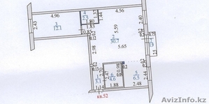 Продам 2х.ком кв 60, 1кв.м 3/5,  ул.Проатазанова 25 40000у.е 