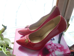 модные туфли 40р красного цвета - Изображение #1, Объявление #586012