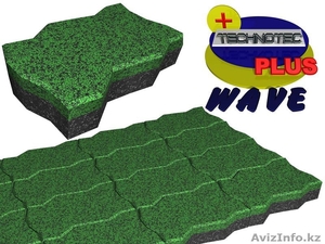 Напольное покрытие из резиновой крошки TECHNOTEC PLUS WAVE - Изображение #1, Объявление #259951