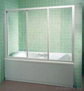 Раздвижные пластиковые шторки для ванн - Изображение #1, Объявление #721666