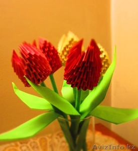 Сувенирный оригами-букет тюльпанов - Изображение #3, Объявление #799351