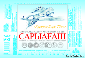 минеральная природная вода САРЫАГАШ