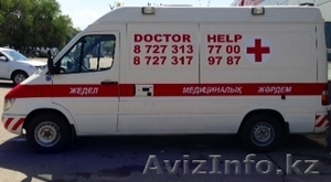 Платная скорая медицинская помощь "Doctor help" в Алматы круглосуточно - Изображение #1, Объявление #976175