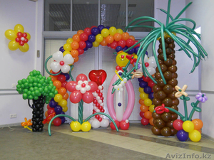 Оформление детских праздников шарами в Алматы. - Изображение #1, Объявление #985555