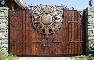 ворота красивые кованые откатные и распашные - Изображение #3, Объявление #1046465