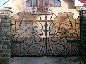 ворота красивые кованые откатные и распашные - Изображение #9, Объявление #1046465