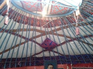 Аренда, прокат, продажа элитная казахская 8, 10 канатная юрты в Алматы и область - Изображение #2, Объявление #1064985