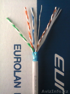 Продам кабель FTP Eurolan, розеточный модуль,  кабельный канал - Изображение #1, Объявление #1079087
