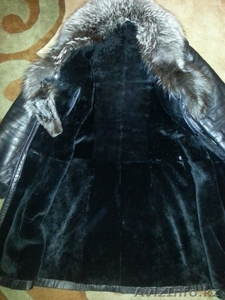 Шикарное теплое кожаное пальто с песцом - Изображение #2, Объявление #1068922