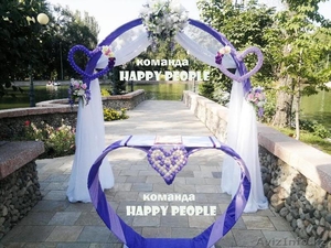 Оформление Свадеб в Алматы тканью, цветами, шарами. - Изображение #9, Объявление #1036592