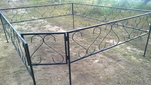 Оградки на могилу в Алматы, изготовление, установка - Изображение #5, Объявление #1154754