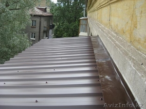 Профессиональная установка балконных козырьков. Самые низкие цены в Алматы! - Изображение #2, Объявление #1174059