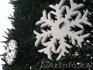 новогодние украшения, снеговики, олени 3Д фигура из пенопласта в алматы - Изображение #5, Объявление #1172735