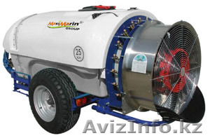 Опрыскиватель садовый прицепной вентиляторный