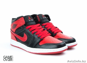  Nike Air Jordan Retro 1 Black/Red - Изображение #3, Объявление #1243371