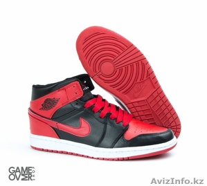  Nike Air Jordan Retro 1 Black/Red - Изображение #4, Объявление #1243371