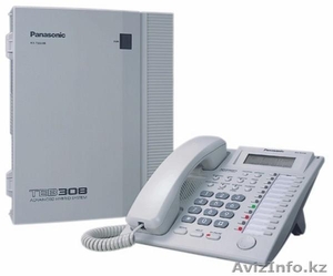  Мини АТС Panasonic аналоговая kx-TEB308 на 3 внешних 8 внутренних абонента - Изображение #1, Объявление #1230829