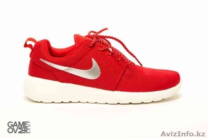 Nike Roshe Run Red/Silver Icon/White Sole - Изображение #1, Объявление #1243425