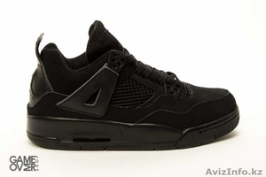 Nike Air Jordan Retro 4 Black - Изображение #1, Объявление #1243410