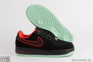 Nike Air Force 1 black/red/green sole - Изображение #2, Объявление #1243437
