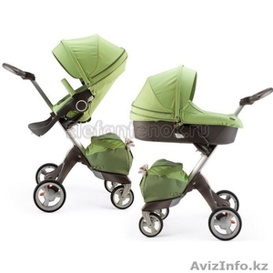 Stokke Xplory V3 (light green) 2 в 1 - Изображение #1, Объявление #1248269