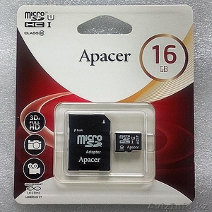 APACER MicroSDHC 16GB Class 10  MicroSD to SD Adapter - Изображение #1, Объявление #1251016