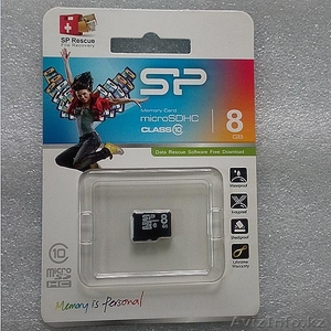MicroSD 8GB Silicon Power MicroSDHC Class-10 - Изображение #1, Объявление #1251000