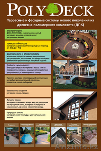 Террасные доски и стеновые панели из древесно-полимерного композита