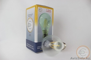 LED Светодиодная лампа А60 6W E27 220-240V Eco-Svet - Изображение #2, Объявление #1277033
