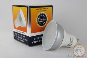 LED Светодиодная лампа GU10 4W 100-260V Eco-Svet - Изображение #1, Объявление #1277039
