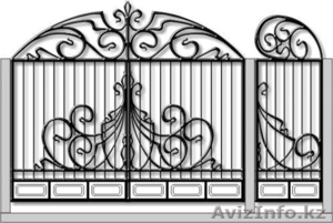 Кованные металлические ворота в Алматы - Изображение #6, Объявление #1280406