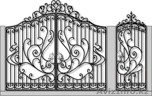 Кованные металлические ворота в Алматы - Изображение #7, Объявление #1280406