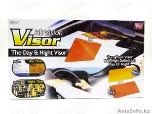 Козырек для автомобиля HD Vision Visor (Clear View) для дня и ночи 2 в 1 - Изображение #2, Объявление #1288904