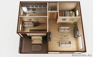 Мобильные здания в Астане и Алматы