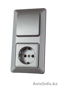 Розетки и выключатели серии MILANO серебро немецкой фирмы KOPP - Изображение #1, Объявление #1296949