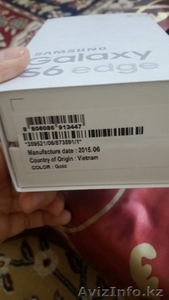 Продам Samsung galaxy S6 edge gold 32 GB - Изображение #5, Объявление #1304914