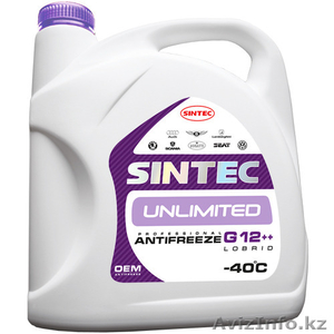 Sintec Аntifreeze Unlimited Lobrid G12++ -40oC (фиолетовый) 5 кг - Изображение #1, Объявление #1327519