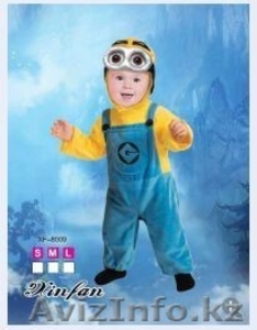 Детский карнавальный костюм миньона в Алматы  - Изображение #1, Объявление #1338597