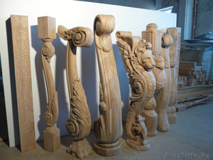 Художественно- декоративные балясины из дерева ручной работы - Изображение #1, Объявление #1336763