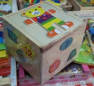 Деревянная игрушка Куб-сортер с вкладышами Мишка 46391  - Изображение #2, Объявление #1347385