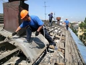 Ремонт двускатной крыши в Алматы, устранения протеканий работаем по договору.  - Изображение #2, Объявление #1365419