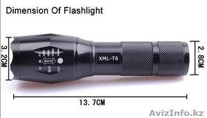 Продам сверхяркий светодиодный ручной фонарик cree XML-T6 2000 люмен Украина - Изображение #3, Объявление #1394982