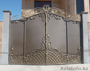 Кованые ворота, перила, решетки в Алматы - Изображение #1, Объявление #1494283