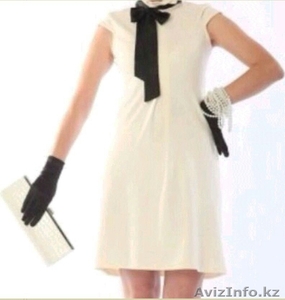 продам белое платье с черным атласным бантиком - Изображение #3, Объявление #1503467