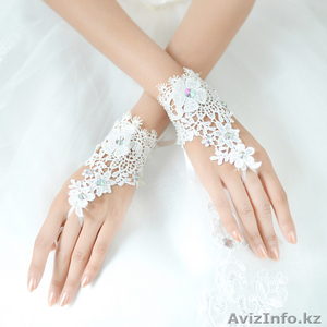 Свадебные перчатки с цветами - Изображение #1, Объявление #1510830