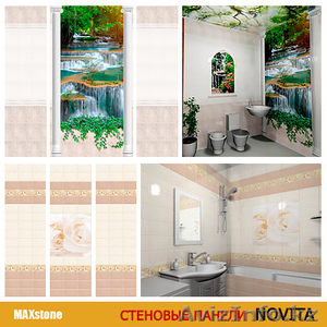 Стеновые панели ПВХ 3D «Novita» в Алматы - Изображение #2, Объявление #1516922