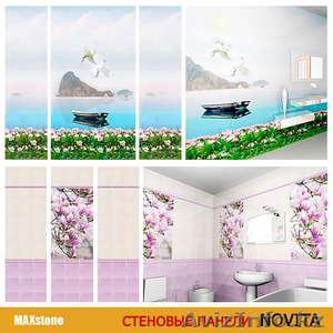 Стеновые панели ПВХ 3D «Novita» в Алматы - Изображение #3, Объявление #1516922